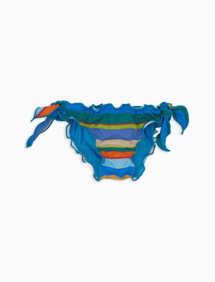 Slip mare bambina righe mluticolor azzurro - Gallo 1927 - Official Online Shop
