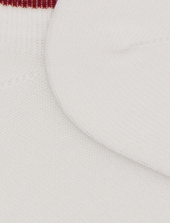 Sneakers uomo cotone bianco tinta unita - Gallo 1927 - Official Online Shop