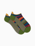 Sneakers uomo cotone leggero blu righe multicolor e windsor