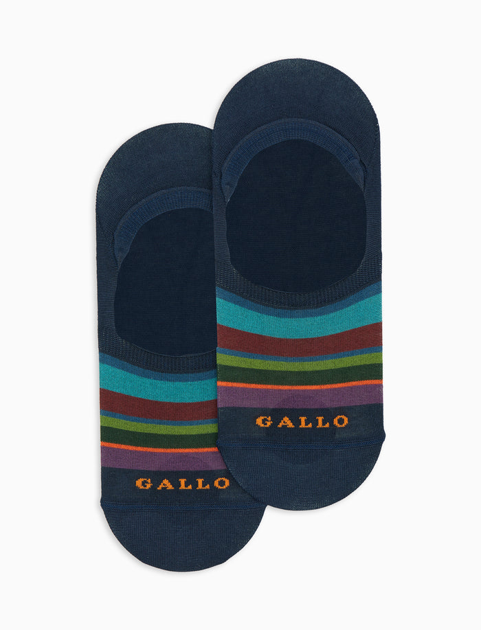 Soletta unisex cotone leggero blu righe multicolor