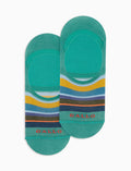 Soletta unisex cotone righe multicolor verde - Gallo 1927 - Official Online Shop