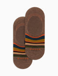 Soletta unisex cotone marrone righe multicolor - Gallo 1927 - Official Online Shop