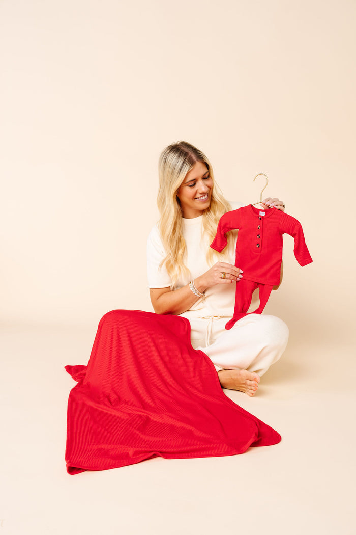 Sterling Ribbed Top + Bottoms