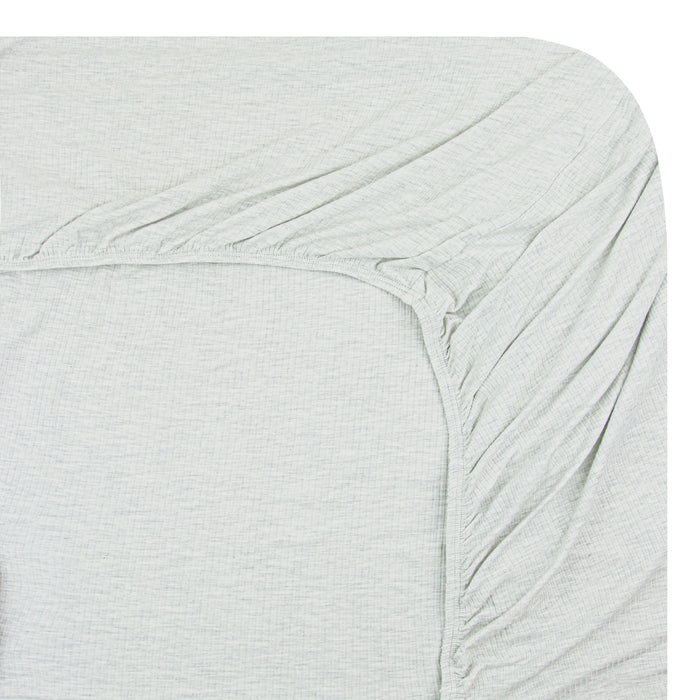 Stevie Ribbed Crib Sheet