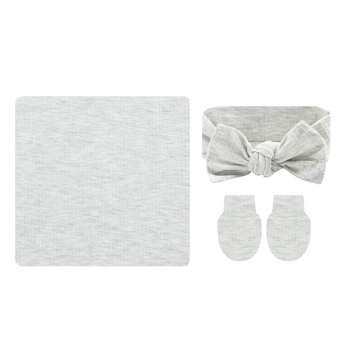 Stevie Ribbed Newborn Headband Bundle