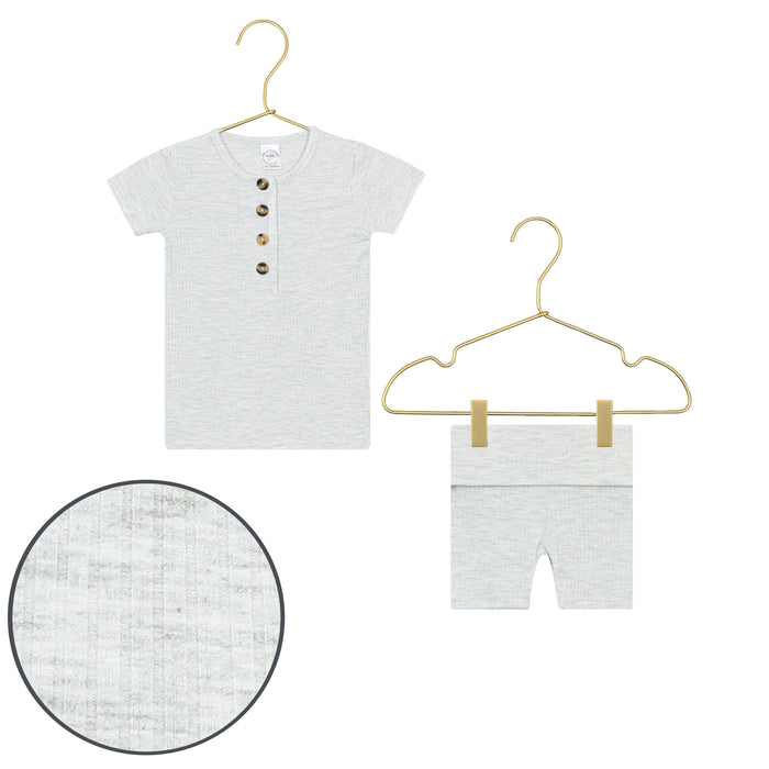 Stevie Ribbed Shortie Set