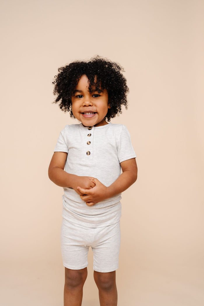 Stevie Ribbed Shortie Set