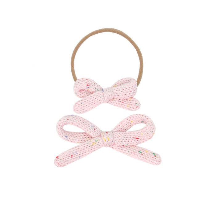 Sweater Bow - Blossom Speckle Knit