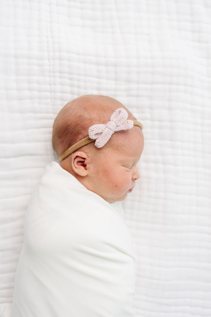 Sweater Bow - Blossom Speckle Knit