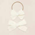 Sweater Bow - Ivory Chunky Knit