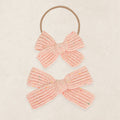 Sweater Bow - Petal Speckle Chunky Knit
