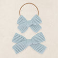 Sweater Bow - Steele Chunky Knit