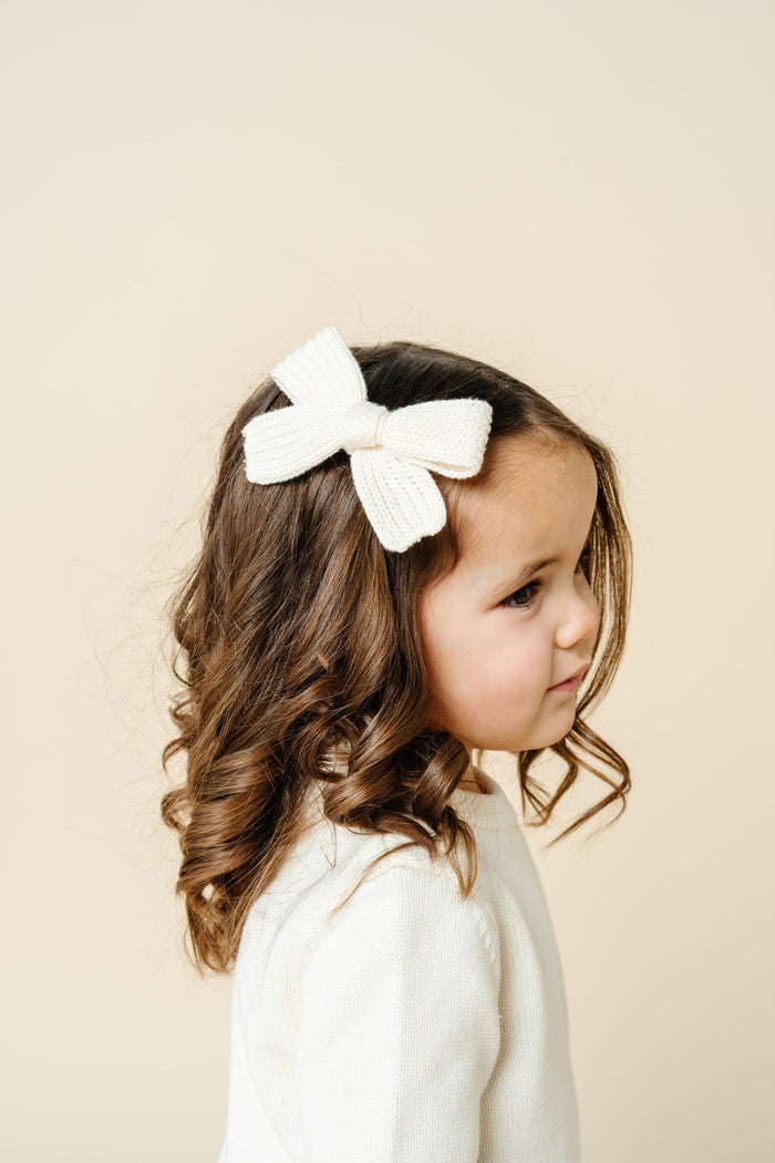 Sweater Bow 3 Pack - Ballet Chunky Knit