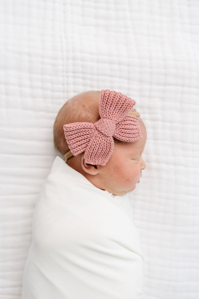 Sweater Bow 3 Pack - Ballet Chunky Knit