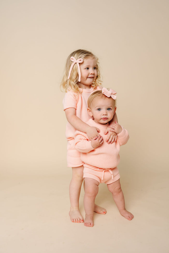 Sweater Bow 3 Pack - Ballet Chunky Knit
