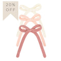 Sweater Bow 3 Pack - Ballet Knit Sash Clip