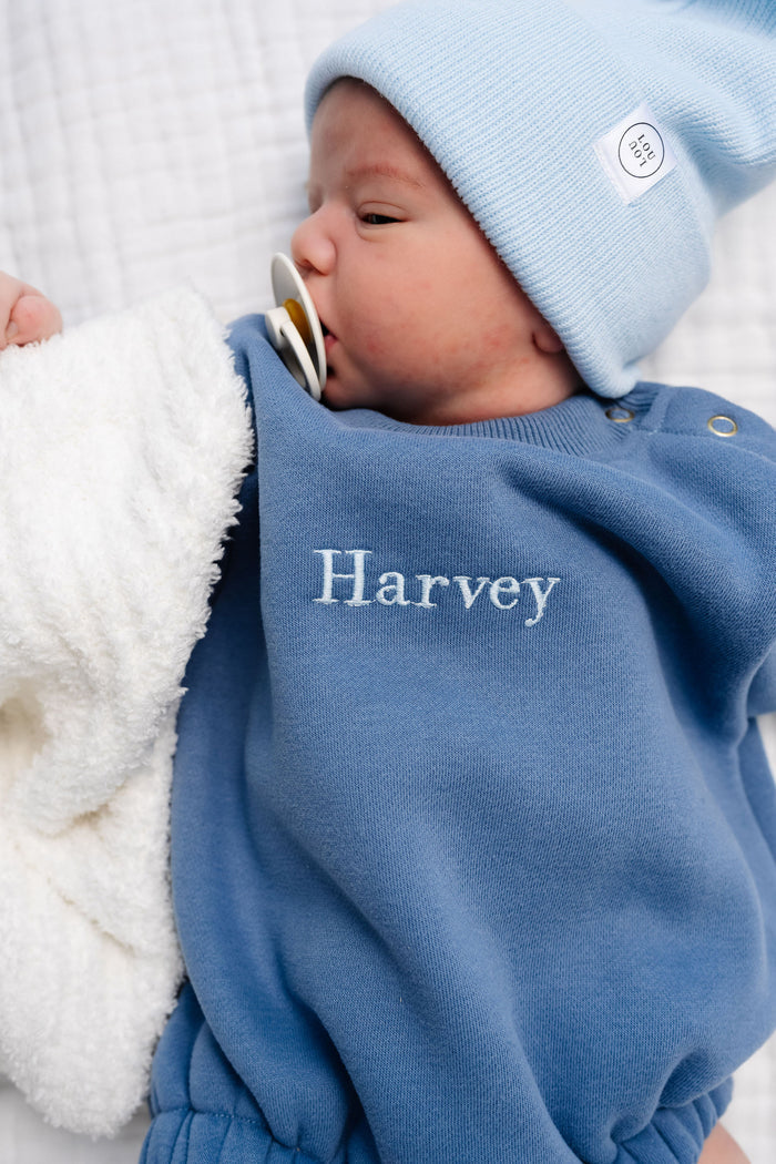 Sweatshirt Romper - Mocha