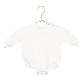 white sweatshirt romper product image