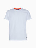 T-shirt girocollo unisex cotone tinta unita con stampa galletto colorato bianco - Gallo 1927 - Official Online Shop