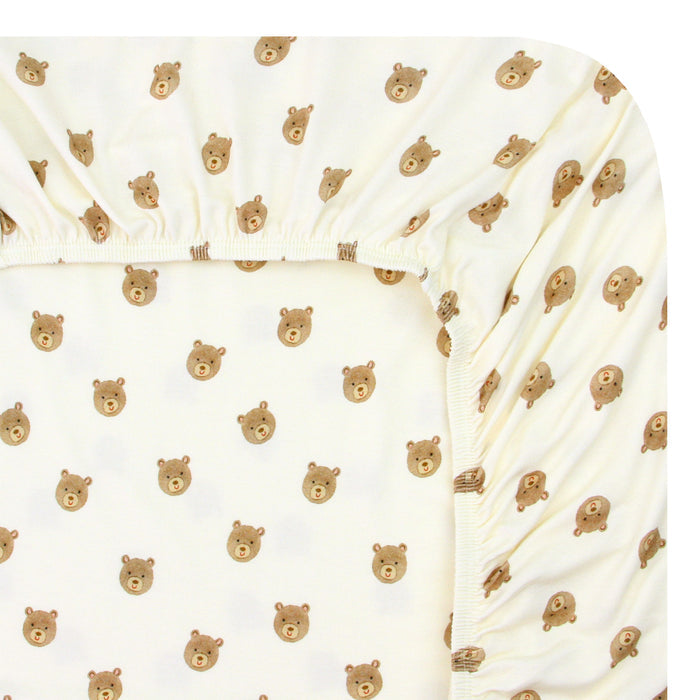Teddy Crib Sheet + Changing Pad Cover Pack
