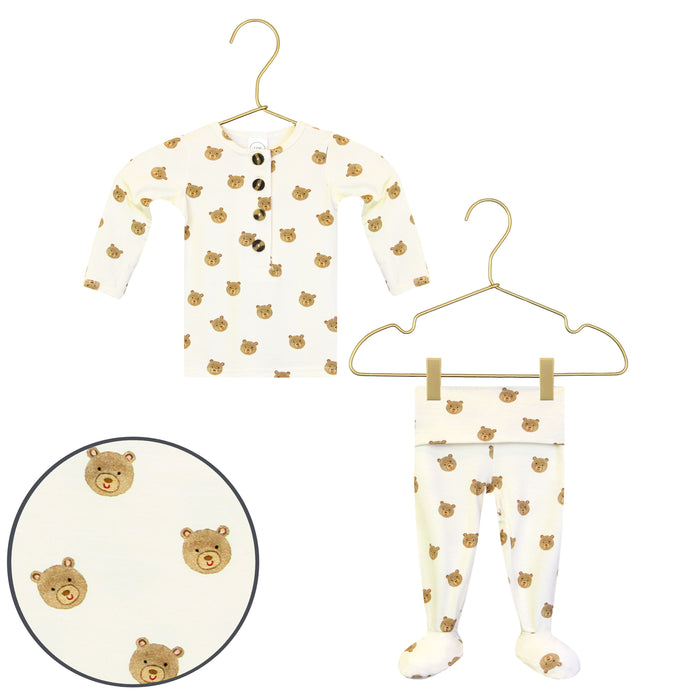 teddy newborn top and bottom product image
