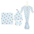 Theodore Newborn Hat Bundle + Knotted Gown