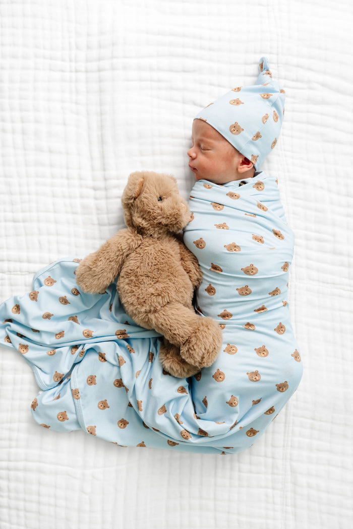 Theodore Newborn Hat Bundle + Knotted Gown