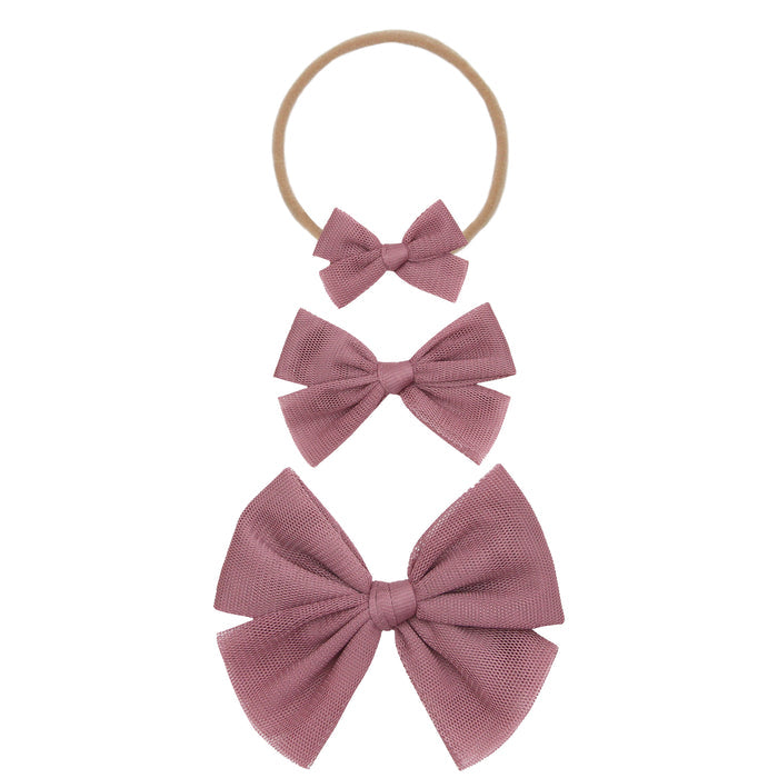 Tulle Bow - Iris