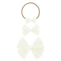 Tulle Bow - Ivory