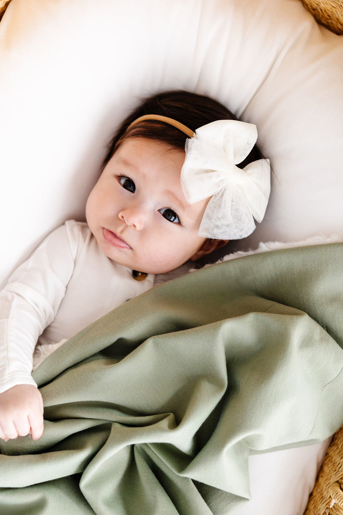 Tulle Bow - Ivory