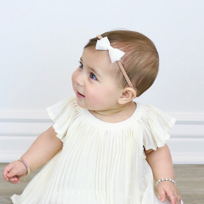 Tulle Bow - Ivory