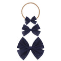 Tulle Bow - Navy