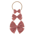 Tulle Bow - Rose