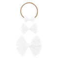 Tulle Bow - White