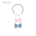 Blush Shimmer Dot 3 Pack / Small / Nylon Headband