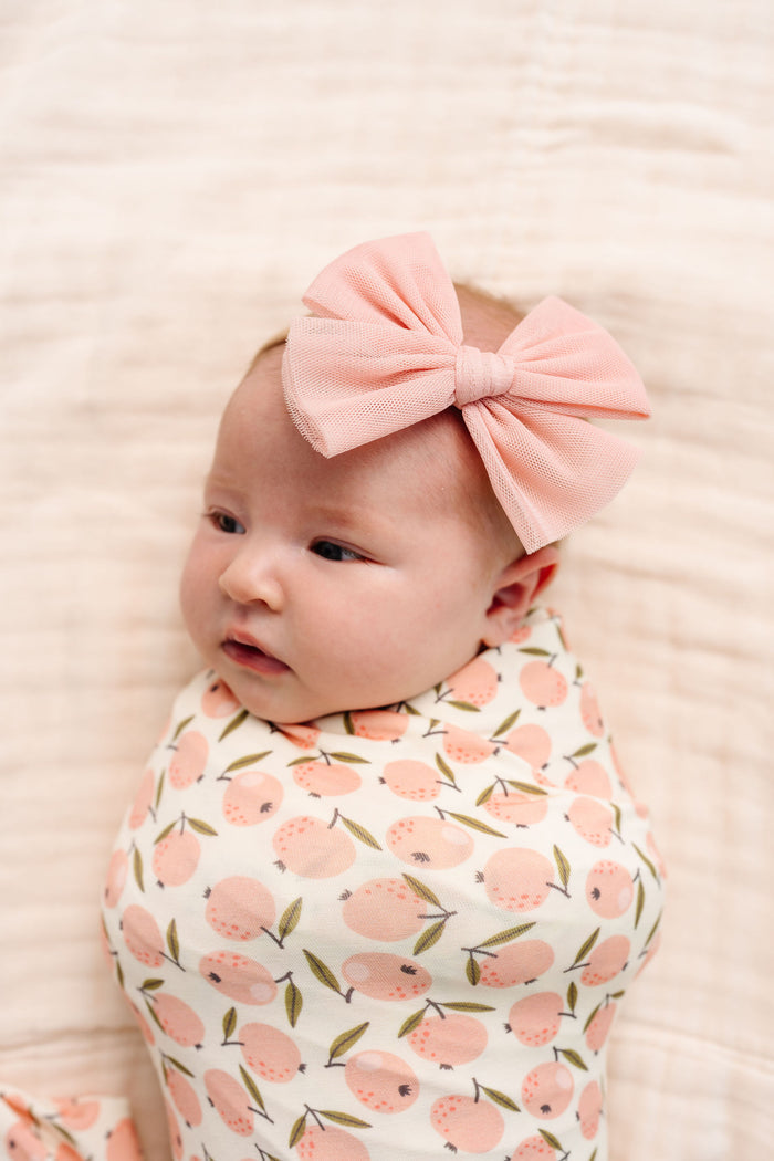Tulle Bow 3 Pack: Blush