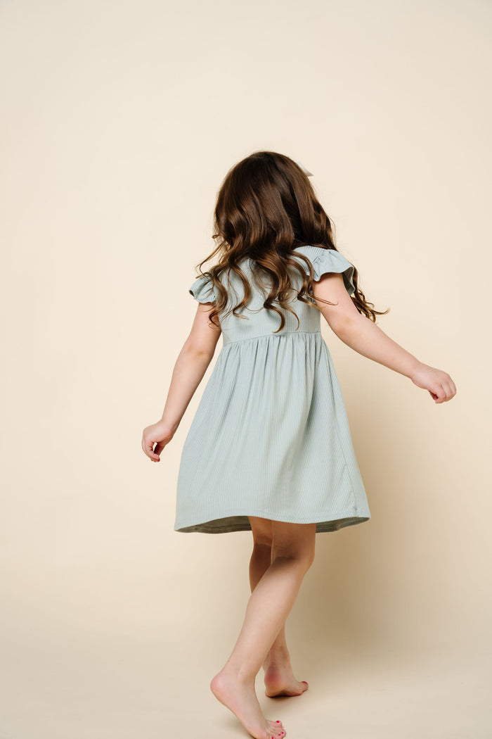 Twirl Dress - Bailey Ribbed
