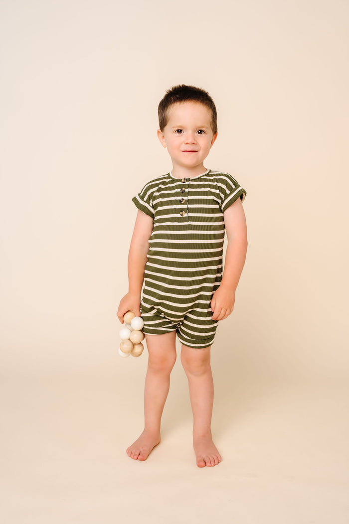 Tyler Ribbed Romper - Size 4/5 Only