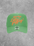 Underground Original Design: Always Lollygagging, (Coral) PUFF Trucker Hat
