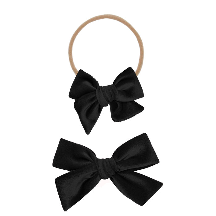 Velvet - Black Bow