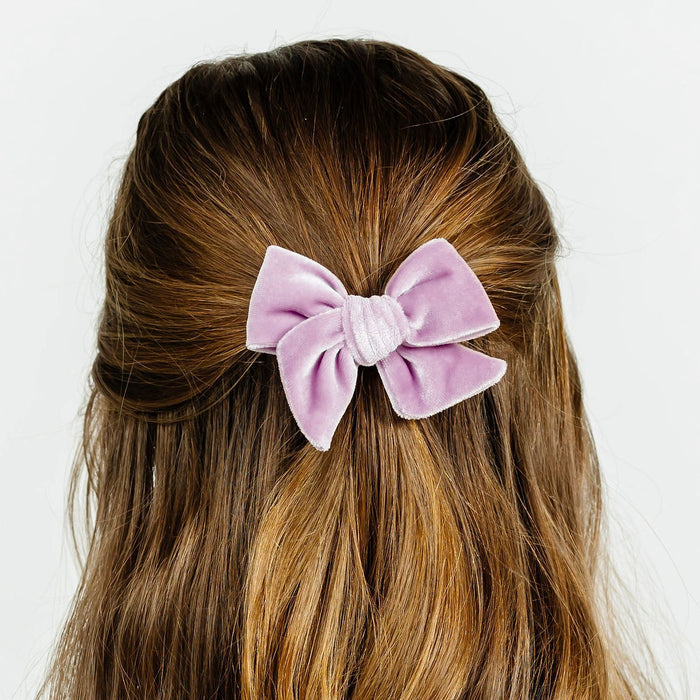 Velvet - Lilac Bow