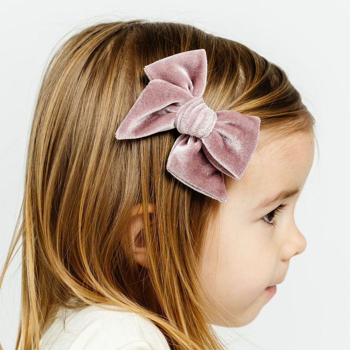 Velvet - Mauve Bow