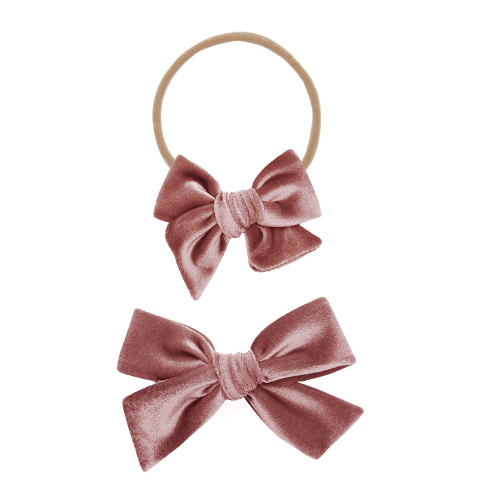 Velvet - Rose Bow