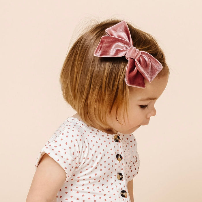 Velvet - Rose Bow