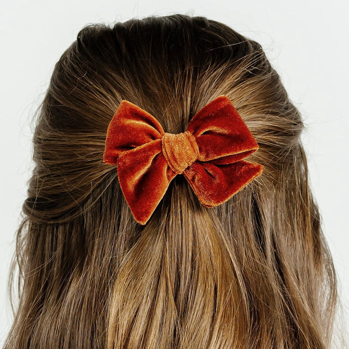 Velvet - Rust Bow