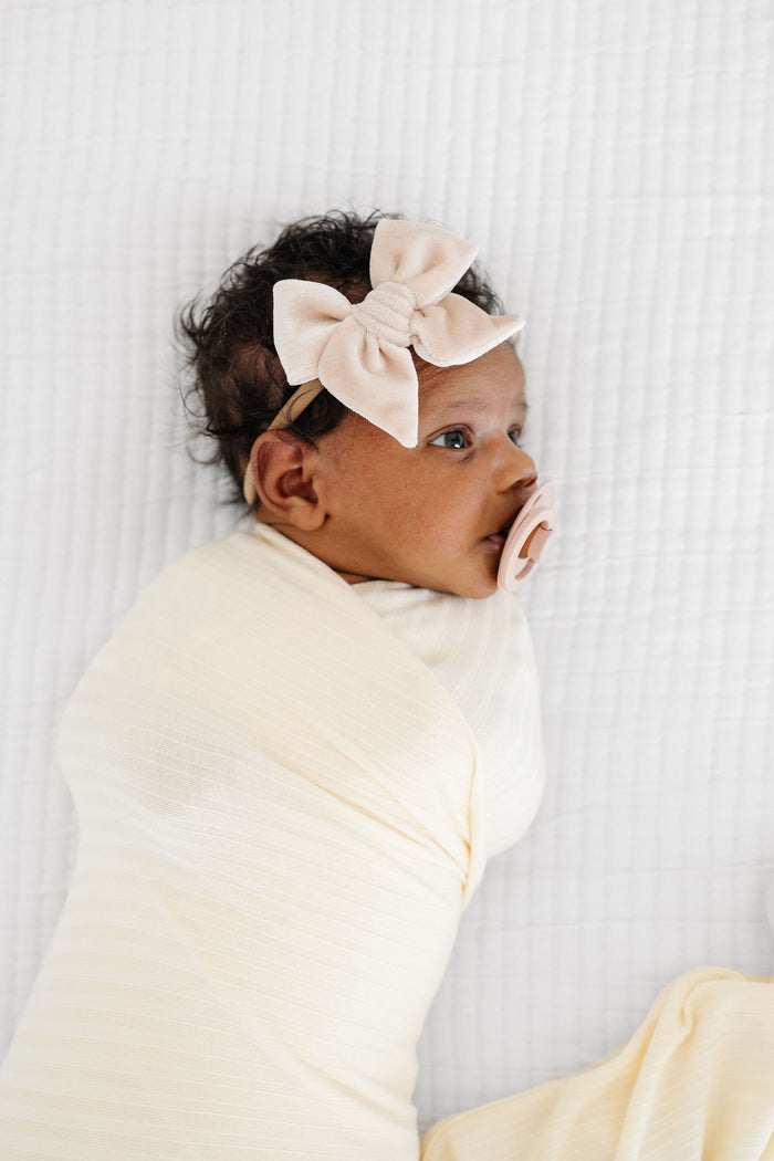 Velvet Bow 3 Pack: Rose