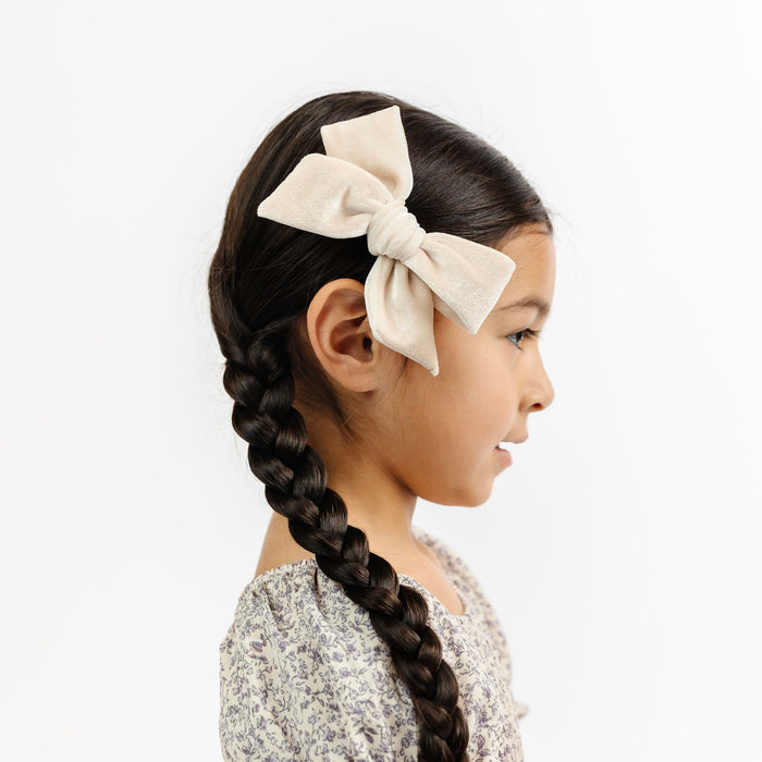 Velvet Bow 3 Pack: Rose