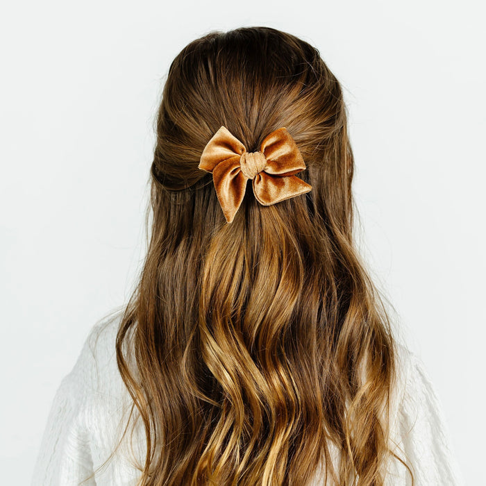 Velvet Bow 3 Pack: Rose
