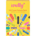 Welly Flex Fabric Assorted  Bandages Pattern Pack 100Ea