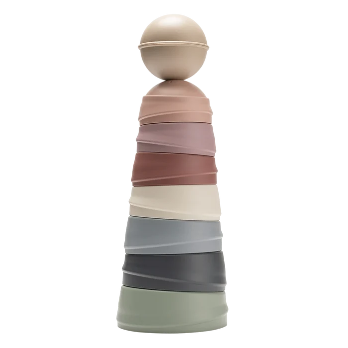 Woobly Tower - Pastel Rainbow